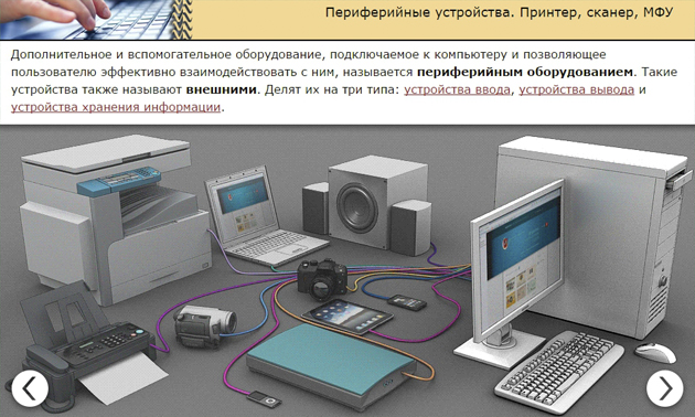 Подключение и настройка периферийных устройств Описание для "Производственная практика"